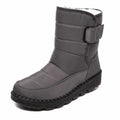 Botas de nieve impermeables y cortaviento para mujer - botas de invierno cálidas para la nieve y la lluvia